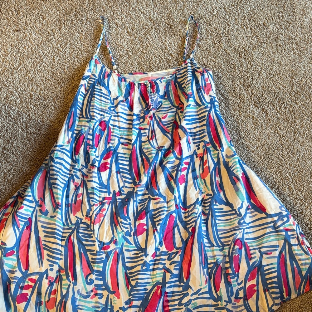 Lilly Pulitzer Colorful Abstract Mini Dress
